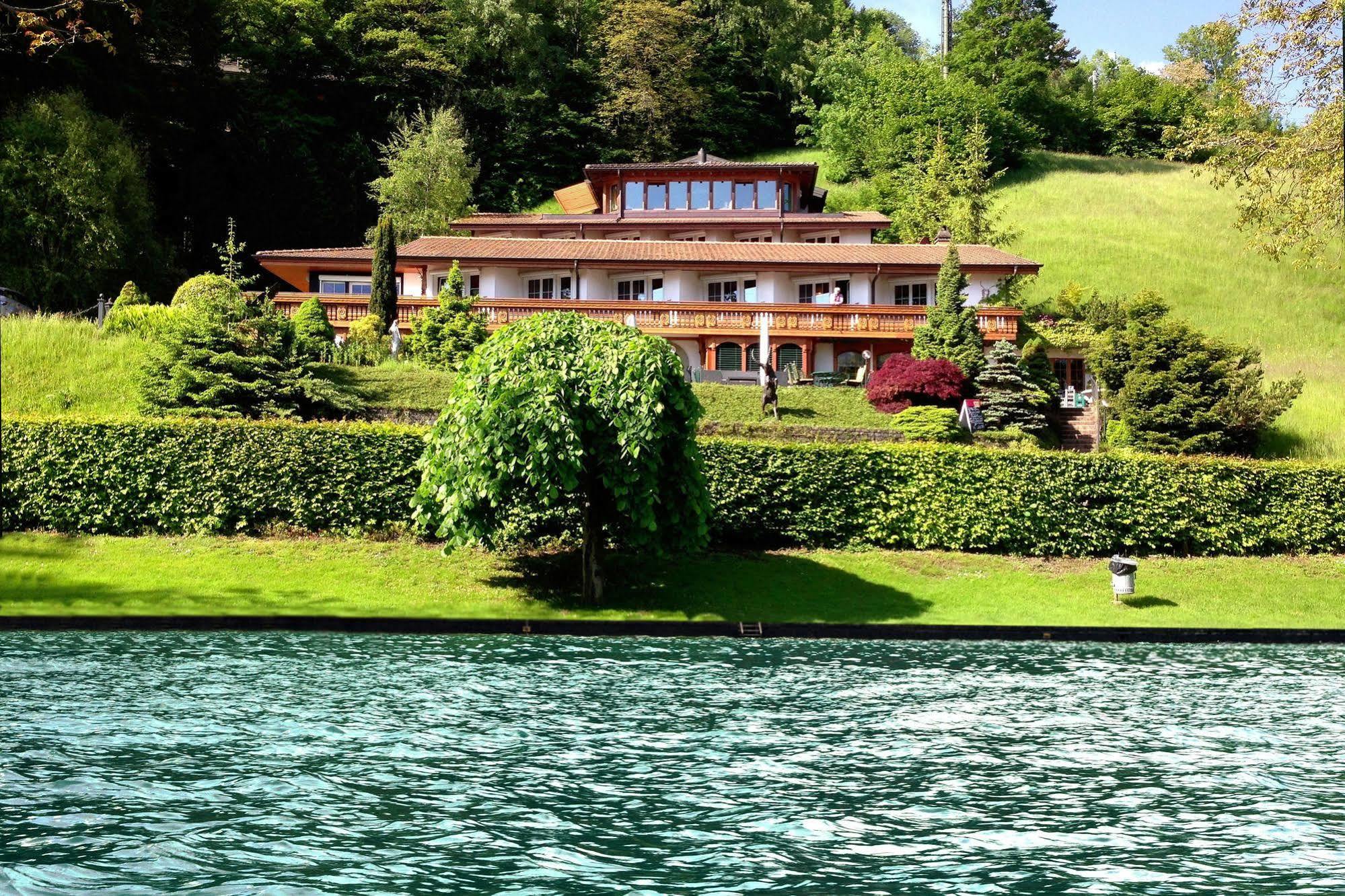Seehotel Boutique Jaegerhof-Hubertus Faulensee Dış mekan fotoğraf